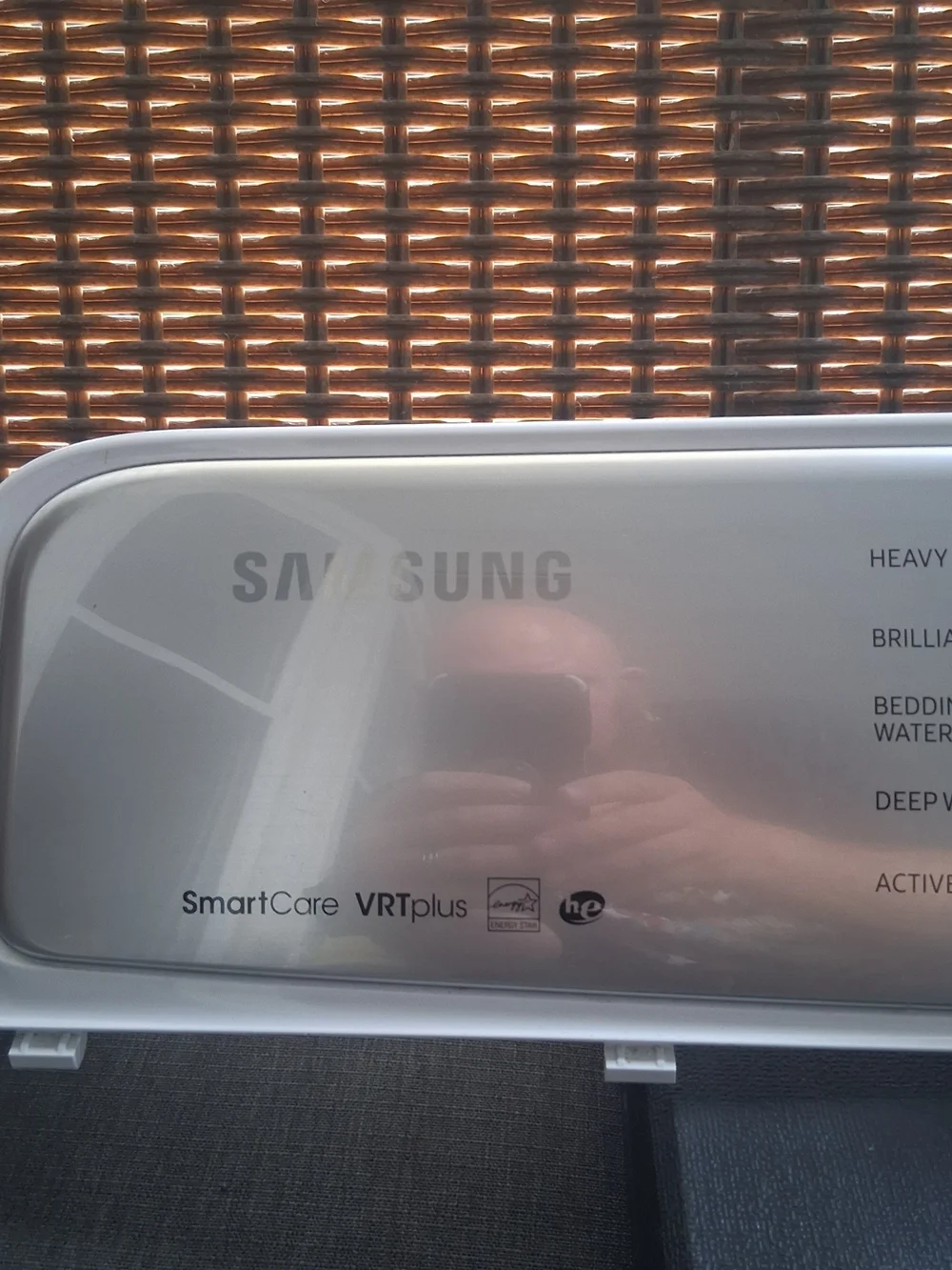 wa50m7450aw/A4 Samsung Washer Control White Panel Assembly with Knob DC97-19576T